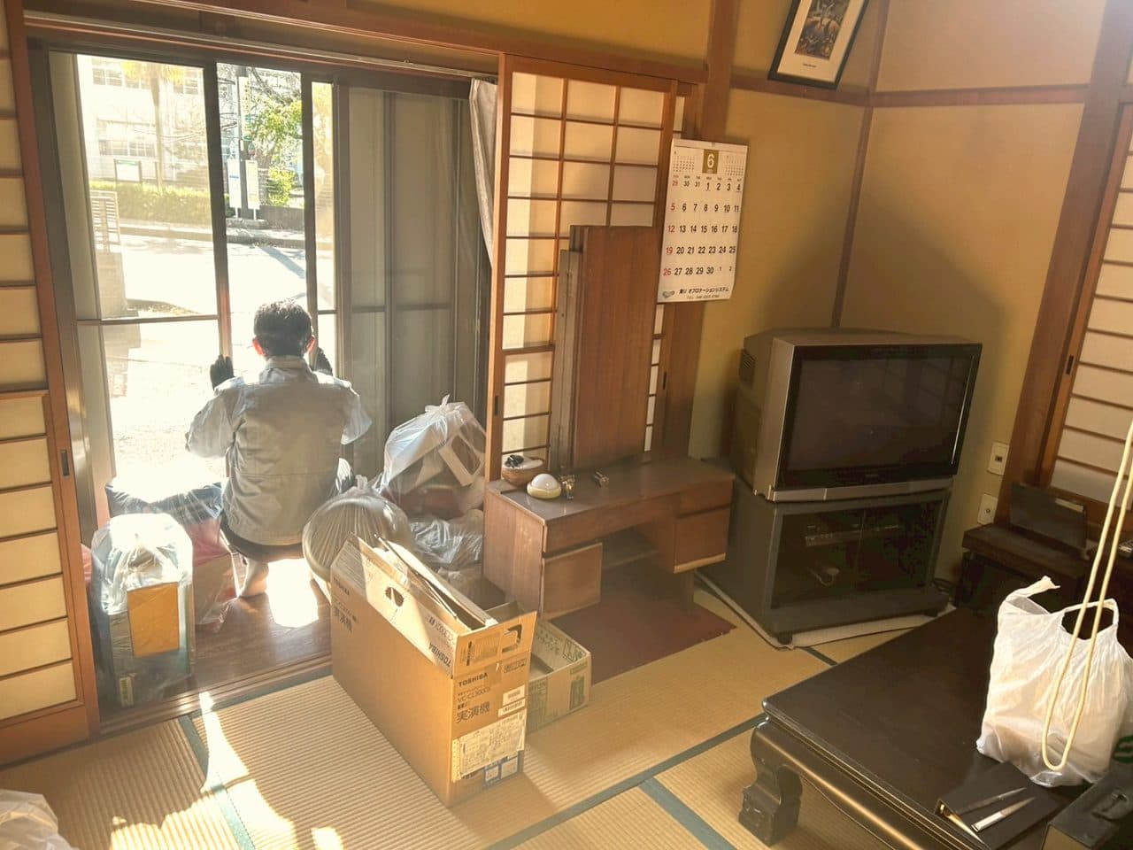 空き家の室内点検・換気
